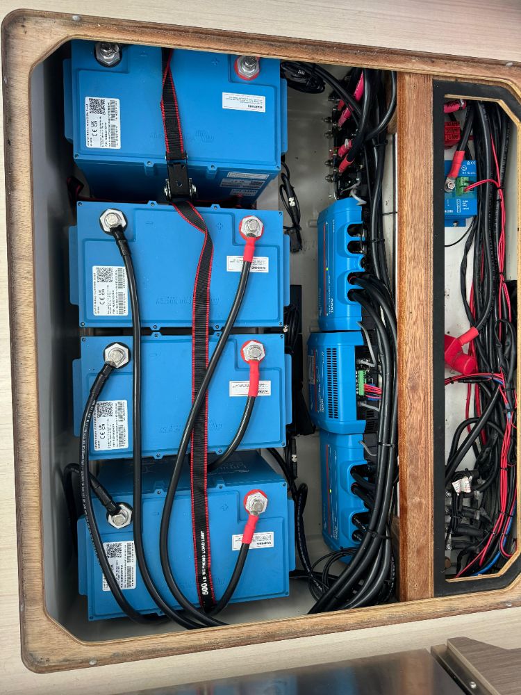 Victron lithium battery bank